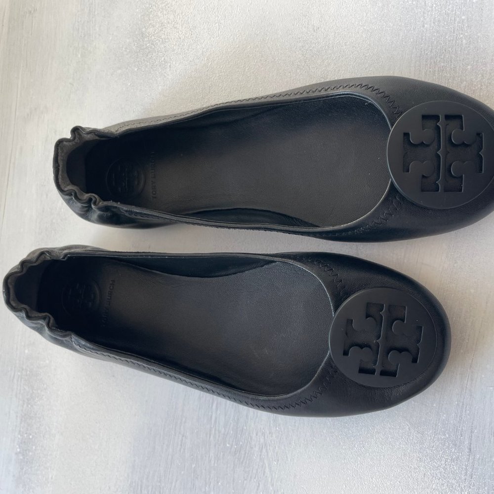 ❌SOLD❌Tory Burch Minnie Travel Ballet Flat Perfect - Picture 3 of 10
